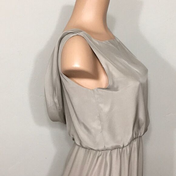 Natalie Deayala drape back silk column dress. NWT - Picture 10 of 12